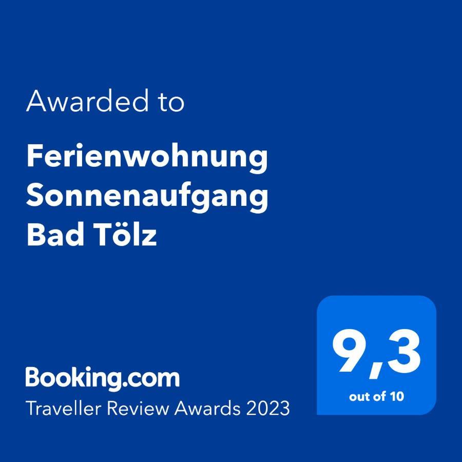 Ferienwohnung Sonnenaufgang Bad Tölz Exterior foto